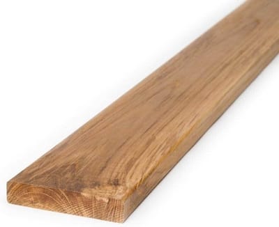 Terrasplanken Hout - Buiten vloerdelen - Terras en tuin - Hoge oliegehalte splintervrij - 120x9.5x1.9cm - Goudbruin