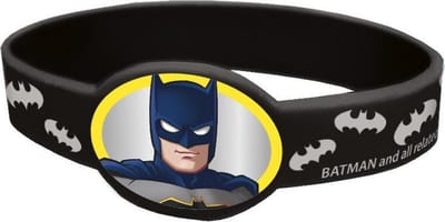 Haza Original Armbanden Batman Blauw/zwart/zilver/geel 4 Stuks