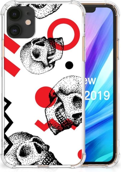 Extreme Case Apple iPhone 11 Skull Red