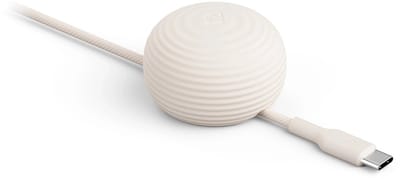 Twelve South CableStay Kabel met Gewicht – Voorkomt Vallen van Kabels – Gladde Kabelbeweging – Tot 60W USB-C Power Delivery - Beige