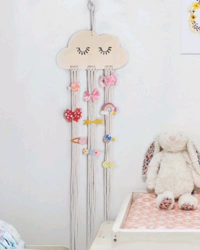 Houten katoenen Haarspeld haar clip  accessoires hanger organizer meisjes baby speldjes speld