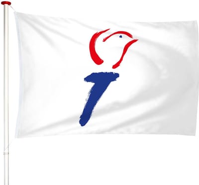 Vlag Vrijheid 100x150cm - Vredesvlag - Bevrijdingsdag Vlag 100x150cm