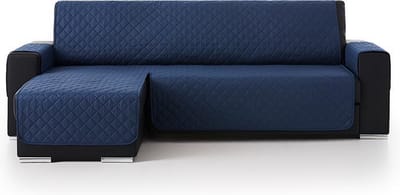 Belmarti Duo chaise-longue bankbeschermer - 240 cm - Blauw