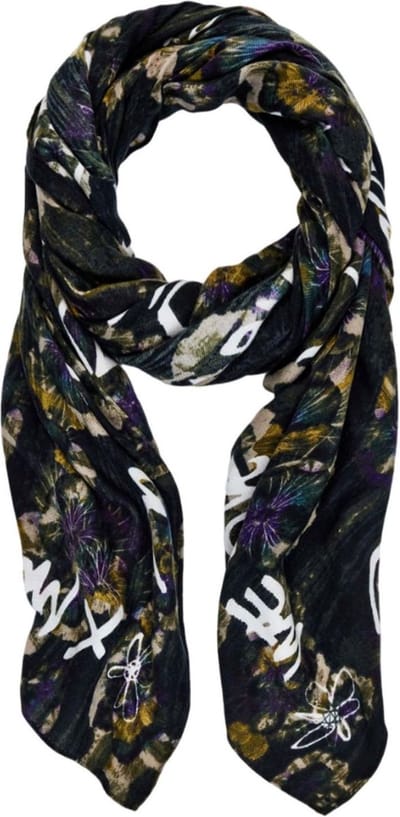 Desigual Sjaal Accessories Fabric Rectangle Foulard Tutti Fruti Veelkleurig