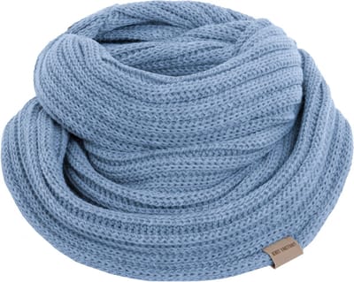 Knit Factory Nica Colsjaal - Crystal Blue - One Size