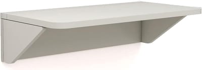 Opvouwbare Werkbank - Klaptafel Bureau - Ruimte Besparen - Wandmontage - 60x40cm - Zilver