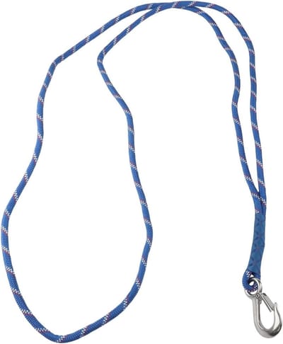 Schommeltouw met Karabijnhaak - Bevestigingskabel Speeltoestel - Buiten Spelen - Versterkte Uiteinden - 150 cm - Blauw