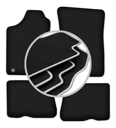 CARLUX-SILVER automatten voor: Renault 19 cabrio, hatchback, sedan, chamade (1988-1996)