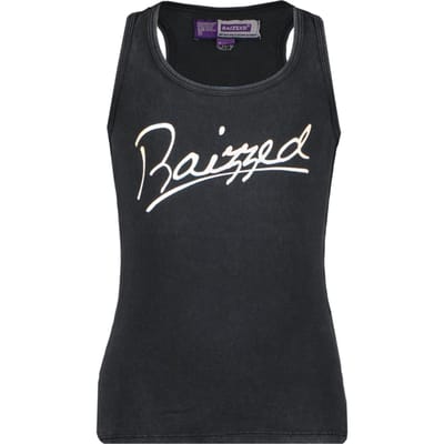 RAIZZED Girls Phoenix Singlet Washed Black Maat: 3 | T-Shirts Outlet | Unisex | Zwart