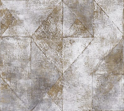 GRAFISCH BEHANG | Industrieel - grijs goud - A.S. Création Profitex 2