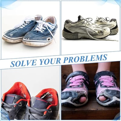 Dailygoody - Zelfklevende patches - Repareren van schoenen - Perfect voor sneakers en hoge hakken - Set van 12 - Snel en eenvoudig - Geschikt voor ten...