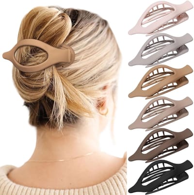 Haarspeldjes - haarspeldjes meisje - schuifspeldjes - haarspeldjes dames - 6 stuks volumespeldjes - met zijwaartse schuiffunctie - sterke grip - geen slip - dik of dun haar
