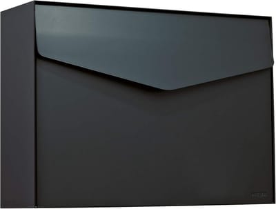 Design Brievenbus Antracietgrijs met Veiligheidsslot - 312 x 430 x 128 mm
