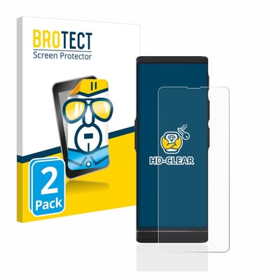 BROTECT - Screenprotector voor Vasco Translator V4 - Folie Beschermfolie transparant 2 Stuks
