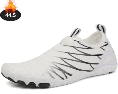 Nivard Waterschoenen Voor Kinderen & Volwassenen - Aqua Shoes - Aquaschoenen - Afzwemschoenen - Zwemles Schoenen - Wit - 44.5