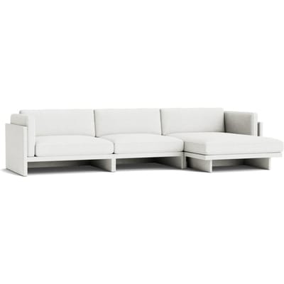 Normann Copenhagen Softy 4-zits modulaire sofa met chaise longue, rechts - NormanCopenhagenHallingdal110