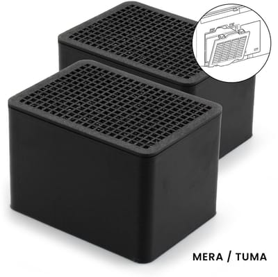 Actief koolstoffilter geschikt voor Geberit AquaClean - Geschikt voor Tuma en Mera douchewc’s - Zoals honingraatfilter Type 3 - Zoals 242.999.00.1 - 2 stuks