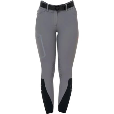 Dames wedstrijdbroek met middengrip Equestro Ridertechnology