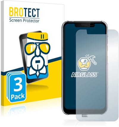 Screenprotector 3 Stuks voor Gigaset GS195LS Beschermglas transparant
