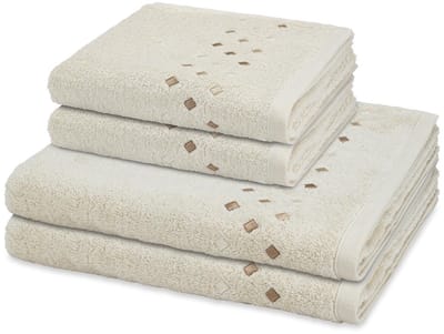 Ross Sonstiges 2 X handdoek 2 X douchehanddoek - in set 4 pack Stoneline