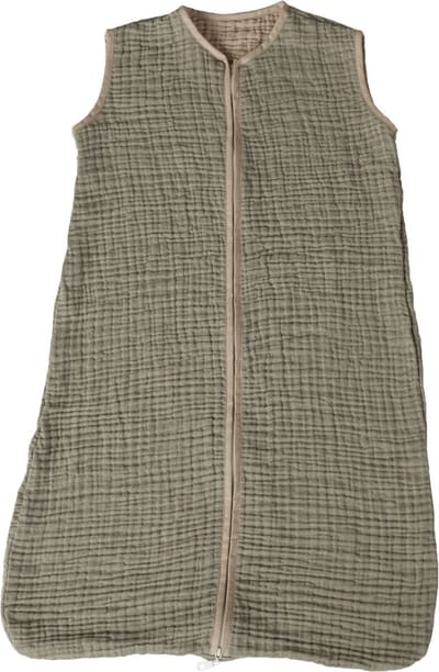 Quax Natural Muslin Tetra Slaapzak - 3/20md - 70cm - Khaki/beige