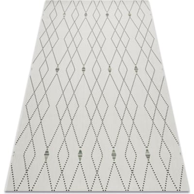 Kleden Rugsx Sisal tapijt SISAL COLOR 19443/062 Ruit crèmeek 120x170 cm