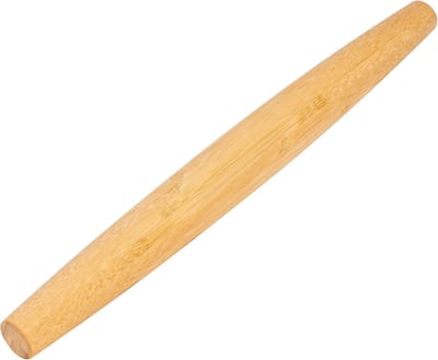 Deegroller Bamboe - Bakroller Hout - Bakken Pizzadeeg - Gladde Afwerking - 40 cm Lengte - Natuurlijk Hout