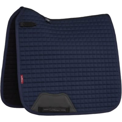 Lemieux Zadeldek Lemieux Cotton Dressage Square Donkerblauw