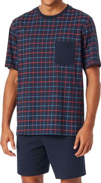 Schiesser - Comfort Essentials – Pyjama – 181155 – Navy – Maat 3XL