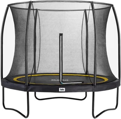 Recreatieve Trampoline - Tuin Springkussen - Buiten Spelen - Geïntegreerd Veiligheidsnet - 183 cm Diameter - Zwart