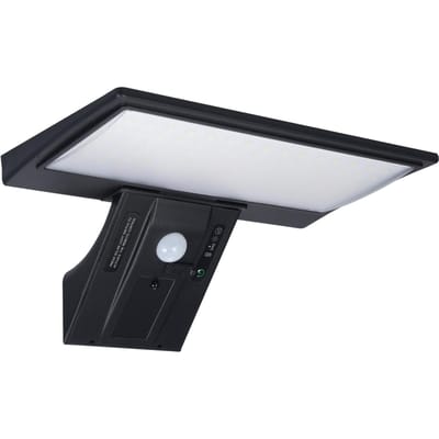 90LEDs Solar Wandlamp PIR Bewegingssensor Licht 6000K Schemer tot Dageraad Zonne-energie Wandlamp met zwart