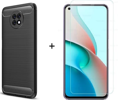 Telestore Telefoonhoesje - Back Cover - Geschikt Voor Xiaomi Redmi Note 9T - Zwart