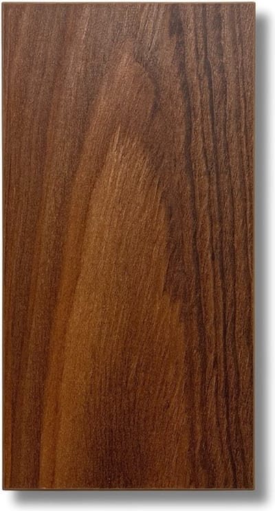 INK Wastafelonderkast - 90x45x52cm - 2 lades - greeploos - houten keerlijst - MFC Noten