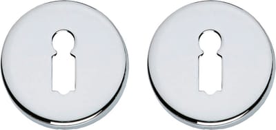 Intersteel Rozet sleutelgat rond verdekt chroom
