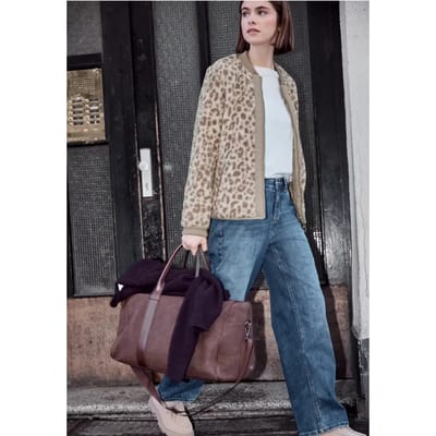 Blouson met leopatroon