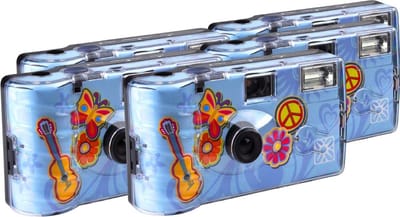 Wegwerpcamera met Flitser voor Feestjes en Vakantie - 5-Pack (27 Foto's)