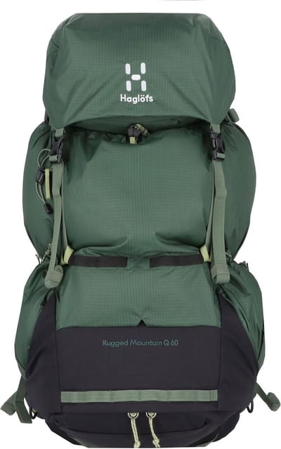Haglöfs Rugged Mountain Q 60 Wandelrugzak 75 cm - fjell green-true black