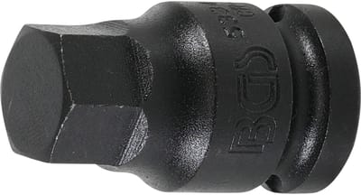 BGS Power bit inbus vierkantaandrijving 12,5 mm (1/2") inbus...