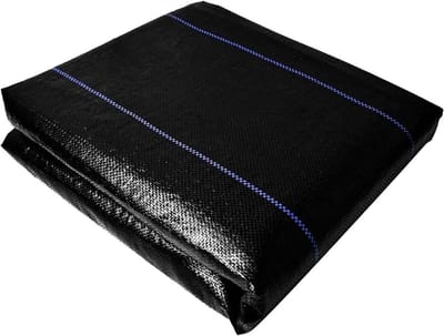 Onkruidwerend doek - Grondzeil Tuin - Onkruid Vrij Houden - UV-gestabiliseerd Geweven - 40x8000 cm - Zwart