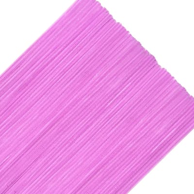 200 Stuks Chenille Draadstokken Lichtrood - Creatieve DIY Knutselset voor Decoratie, Schoonmaak en Ambachten 6 mm x 300 mm