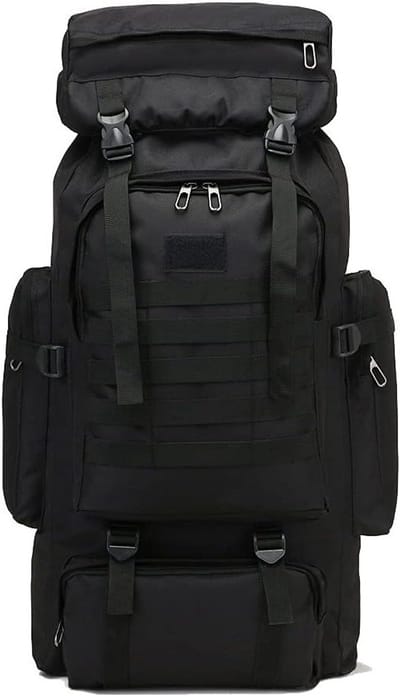 Grote Trekking Rugzak van 80 Liter voor Outdoor Activiteiten, Camping en Reizen met Veel Ruimte en Comfort
