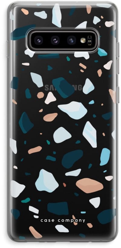 Case Company® - Hoesje geschikt voor Samsung Galaxy S10 Plus hoesje - Terrazzo N°13 - Soft Cover Telefoonhoesje - Bescherming aan alle Kanten en Schermrand