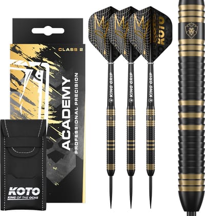 KOTO - Academy Class 2 - 13 G - Zilver & Blauw - Dartpijlen - 80% Tungsten