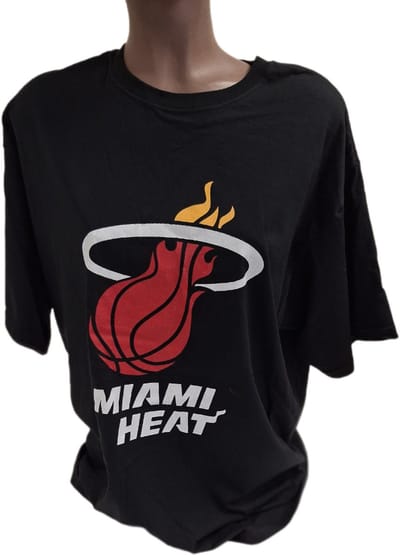 MIAMI HEAT-TSHIRT-BLACK-XL