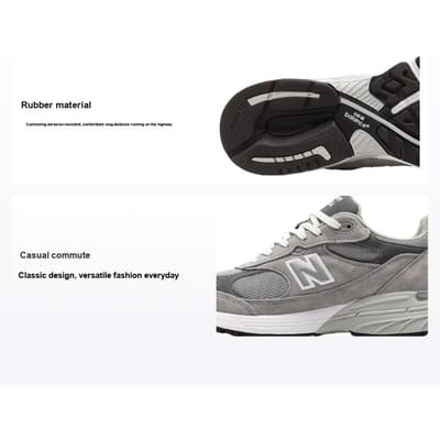 New Balance 993 Made In USA Grijs Dames Sneakers Wit WR993GL 41.5