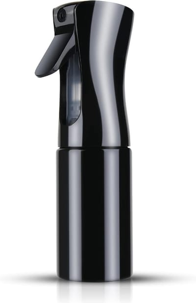 Lege Spray Fles, Continue Spray Flessen 200ml voor Salon Kappers, Professional Hairdressing Plastic Ultra Fine Mist Spray Bottle, Multifunctionele Spuitfles voor Haar, Planten, Poetsen, Oliesproeier, Voor Tuin Reiniging Kappers Schoonheid, Zwart