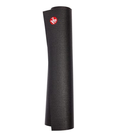Manduka PROlite Yogamat - 180 x 61 cm, 0,45 cm dik - Zwart – Lichter en Dunner alternatief voor de Manduka PRO | Duurzaam & Antislip | Ideaal voor Hot Yoga & Vinyasa Flow | Optimale Ondersteuning voor Gewrichten | Makkelijk Mee te Nemen