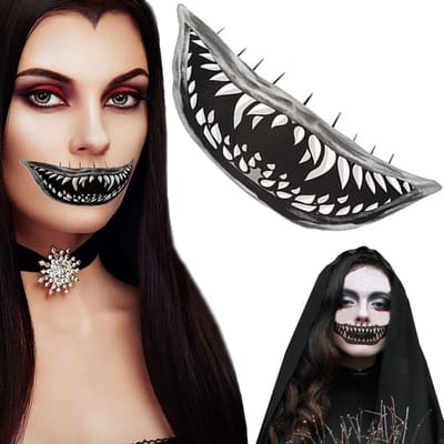 Hangzhou A Link Star Technologie - Halloween Synthetische Tattoo - Realistische Tanden - Wasbaar - Tijdelijk Kostuum
