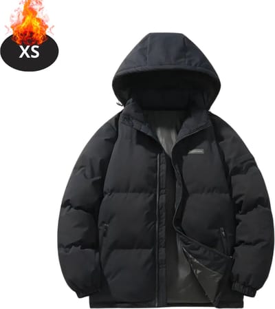 Livano Winterjas - Parka - Heren - Winter - Jas - Volwassen - Stijlvol - Zwart - XS