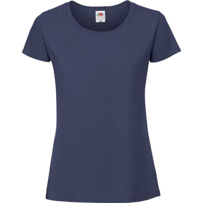 Fruit of the Loom Dames/Dames Iconic 190 T-Shirt (Marine)